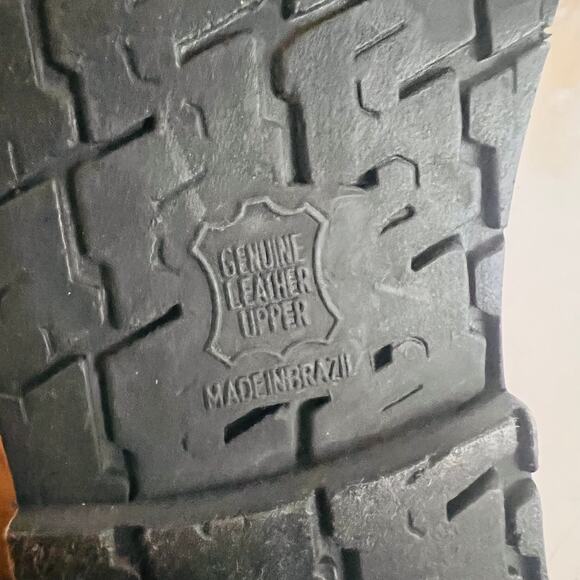 Leathercraft Leather Strappy Lace Up Flat Sandals Size 7 Brown - Picture 8 of 9